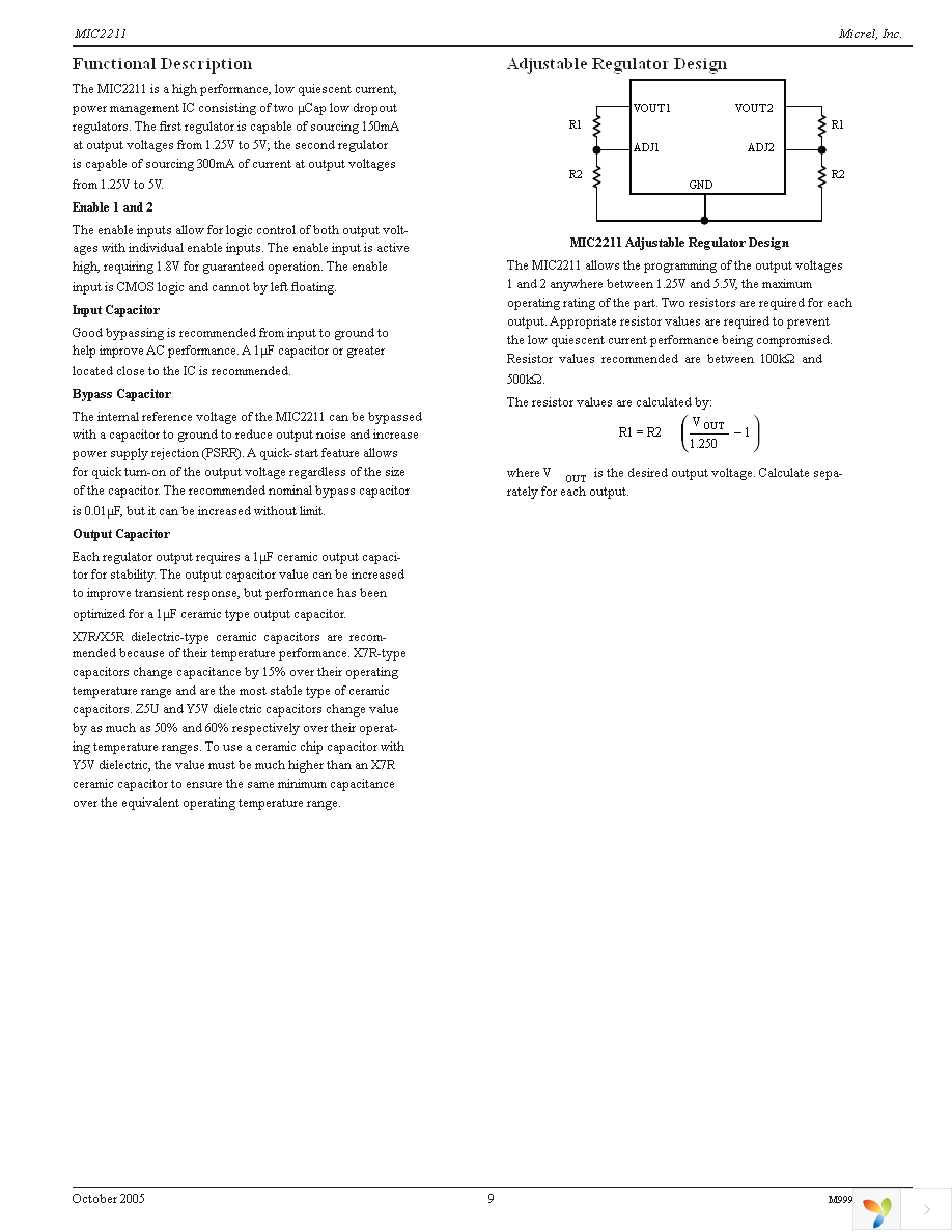 MIC2211-GSYML TR Page 9